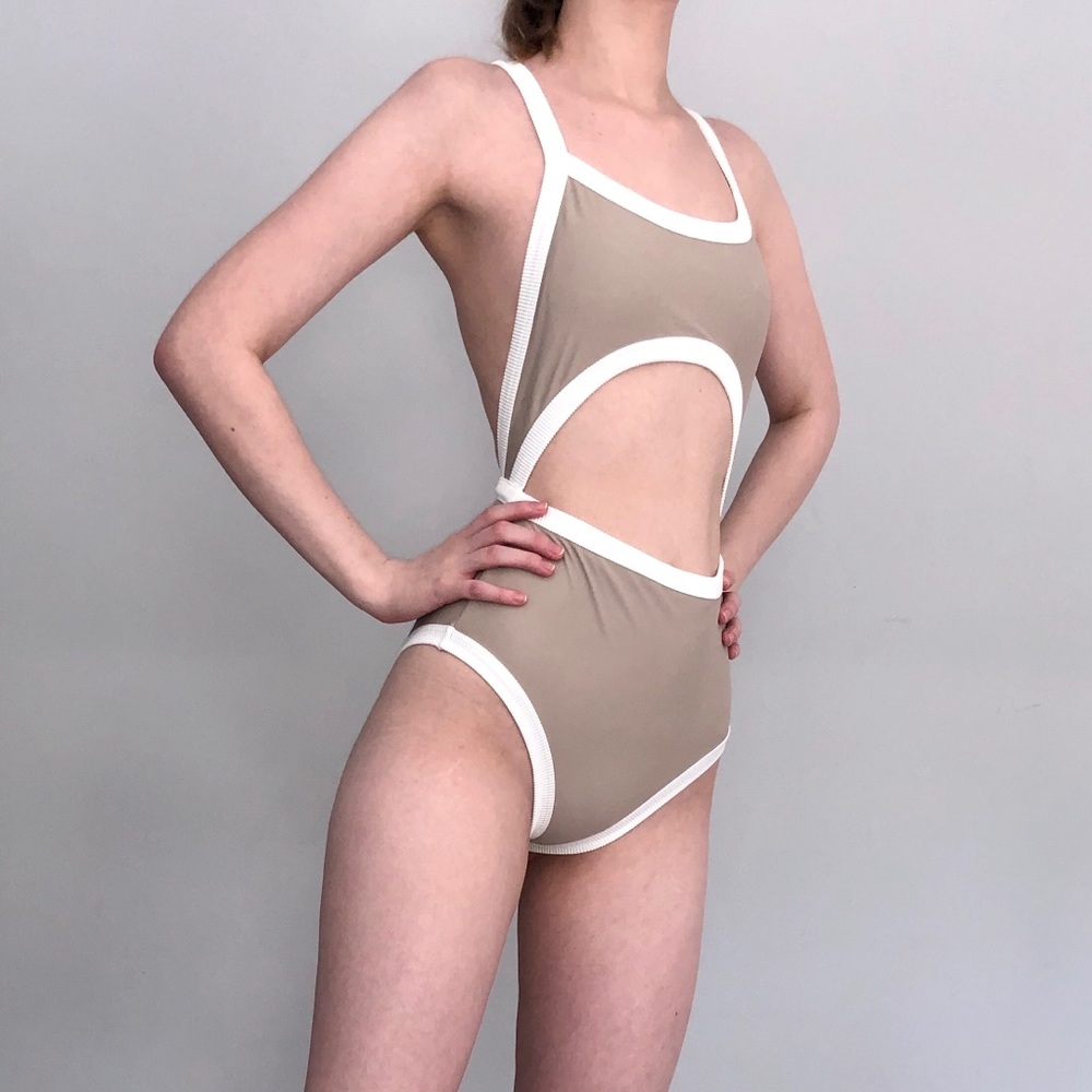 Aerie Cut Out One Piece Bathing Suit
